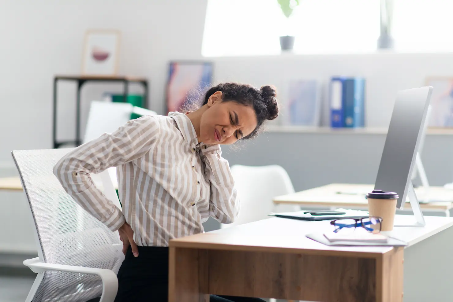 postura ergonómica en el trabajo